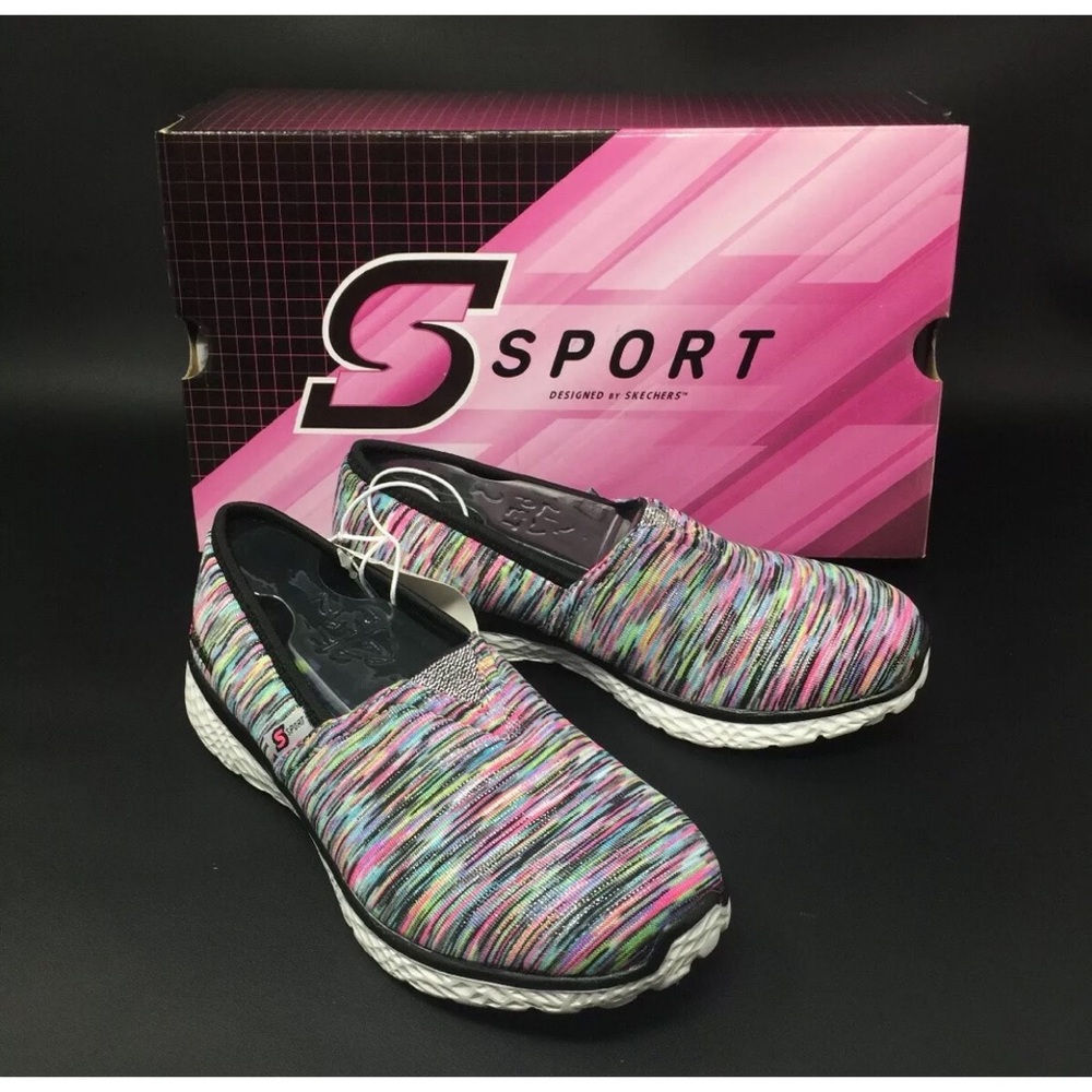 Girls S Sport Skechers Metallic Sneakers Athletic - Picture 7 of 7